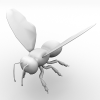 蜜蜂-动植物-昆虫-VR/AR模型-3D城