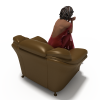女模特-角色人体-女人-VR/AR模型-3D城