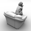 女模特-角色人体-女人-VR/AR模型-3D城