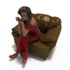 女模特-角色人体-女人-VR/AR模型-3D城