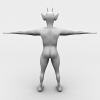 魔鬼-角色人体-角色-VR/AR模型-3D城