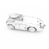 APC2A装甲车-VR/AR模型-3D城