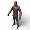 间谍-角色人体-角色-VR/AR模型-3D城