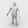 间谍-角色人体-角色-VR/AR模型-3D城