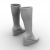 长筒靴-文体生活-服装饰品-VR/AR模型-3D城