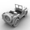 willys jeep-汽车-军事汽车-VR/AR模型-3D城