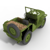 willys jeep-汽车-军事汽车-VR/AR模型-3D城