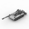 M110A2自行火炮-汽车-军事汽车-VR/AR模型-3D城