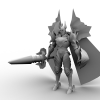 BOSS darion-角色人体-角色-VR/AR模型-3D城