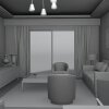 室内客厅模型-建筑-客厅-VR/AR模型-3D城
