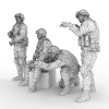 士兵-角色人体-男人-VR/AR模型-3D城