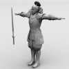 真三国5之织田信长-角色人体-角色-VR/AR模型-3D城