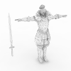 真三国5之织田信长-角色人体-角色-VR/AR模型-3D城