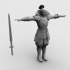 真三国5之织田信长-角色人体-角色-VR/AR模型-3D城