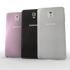 三星note3粉红色，黑色，白色-VR/AR模型-3D城