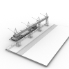 港口塔吊-建筑-基础设施-VR/AR模型-3D城
