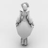 美丽少女-角色人体-角色-VR/AR模型-3D城