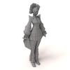美丽少女-角色人体-角色-VR/AR模型-3D城