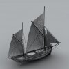 双桅帆船-船舶-其它-VR/AR模型-3D城