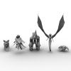 不周山怪物-角色人体-角色-VR/AR模型-3D城