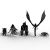 不周山怪物-角色人体-角色-VR/AR模型-3D城
