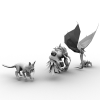 不周山怪物-角色人体-角色-VR/AR模型-3D城