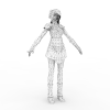 赤壁女信使-角色人体-角色-VR/AR模型-3D城