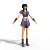 赤壁女信使-角色人体-角色-VR/AR模型-3D城