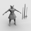 流寇-角色人体-角色-VR/AR模型-3D城