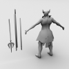 流寇-角色人体-角色-VR/AR模型-3D城
