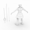 流寇-角色人体-角色-VR/AR模型-3D城