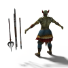 流寇-角色人体-角色-VR/AR模型-3D城