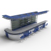 转角吧台-建筑-商业&办公-VR/AR模型-3D城