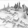 Lakecity-建筑-办公-VR/AR模型-3D城