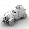 军用装甲车-汽车-军事汽车-VR/AR模型-3D城