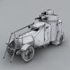 军用装甲车-汽车-军事汽车-VR/AR模型-3D城
