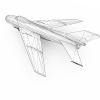 歼6-飞机-军事飞机-VR/AR模型-3D城