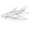 歼6-飞机-军事飞机-VR/AR模型-3D城