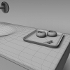 现代浴室 置物架-建筑-卫浴-VR/AR模型-3D城