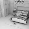 室内装潢-建筑-卧室-VR/AR模型-3D城