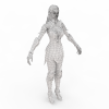 女性角色-角色人体-角色-VR/AR模型-3D城