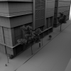 豪华大厦 商业中心-建筑-办公-VR/AR模型-3D城