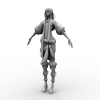 剑灵kun族角色-角色人体-角色-VR/AR模型-3D城