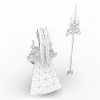 吕布-角色人体-角色-VR/AR模型-3D城