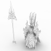 吕布-角色人体-角色-VR/AR模型-3D城