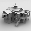 古建筑-建筑-古建筑-VR/AR模型-3D城