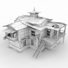 古建筑-建筑-古建筑-VR/AR模型-3D城