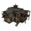 古建筑-建筑-古建筑-VR/AR模型-3D城