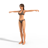 Sexy Girl-角色人体-女人-VR/AR模型-3D城