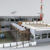 通讯中心-建筑-基础设施-VR/AR模型-3D城